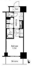 フレンシア文京関口 403 間取り図