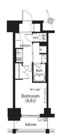 フレンシア文京関口 1203 間取り図