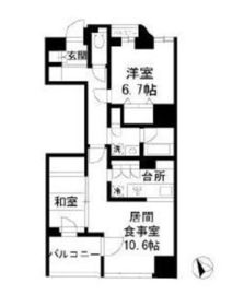 セルクル落合 1203 間取り図