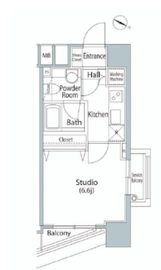 ファーストリアルタワー新宿 2001 間取り図