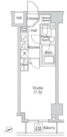 カーサスプレンディッド虎ノ門エスト 303 間取り図