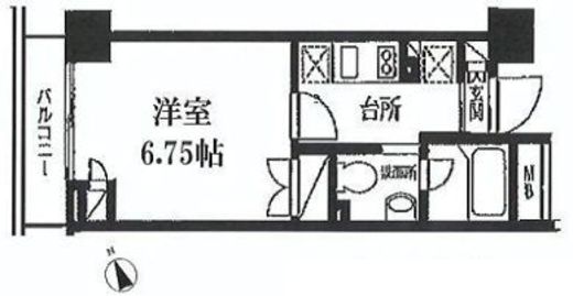 カスタリア戸越駅前 209 間取り図