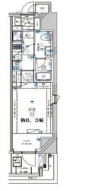 ディアレイシャス上野浅草 6階 間取り図