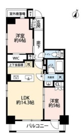 オープンレジデンシア麻布六本木 8階 間取り図