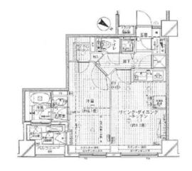 ブロードシティ東京 9階 間取り図