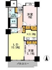 品川シーサイドビュータワー1 812 間取り図