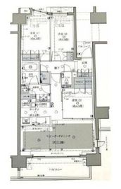 サンクタス南品川 12階 間取り図