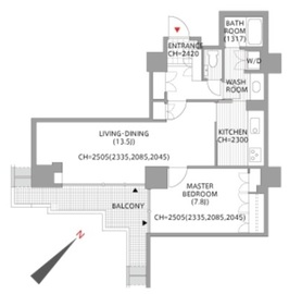 六本木ファーストプラザ 13階 間取り図