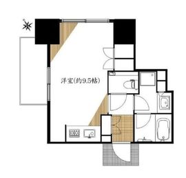 シティハウス中目黒ステーションコート 7階 間取り図