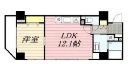 クレッセント文京神楽坂 303 間取り図