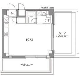 カスタリア中目黒 607 間取り図