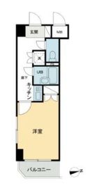 コート新橋 401 間取り図