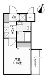 ベレール目黒 102 間取り図