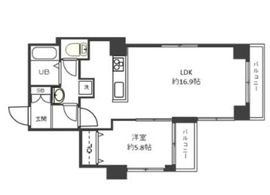 スパッジオ上野東 704 間取り図