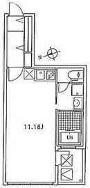 白金高輪レジデンス 403 間取り図