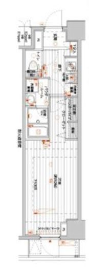 メインステージ千代田岩本町コモデ 402 間取り図