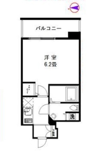 マリオン南青山 1102 間取り図