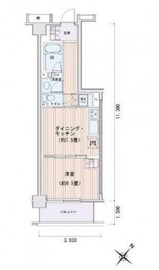 エスティメゾン豊洲レジデンス E219 間取り図