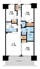 レジディア南千住 215 間取り図