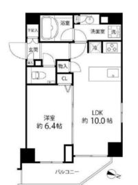 麻布十番レジデンス 501 間取り図