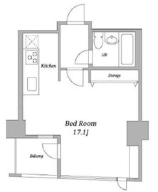 プライムスクエアシティ 612 間取り図