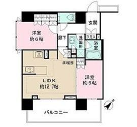 ザ・パークハウスアーバンス東五反田 4階 間取り図