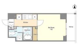 バウスフラッツ住吉 307 間取り図