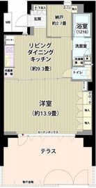 ガーデニエール砧レジデンス 117 間取り図