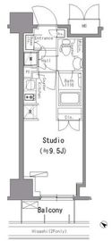 パークアクシス台東根岸 302 間取り図