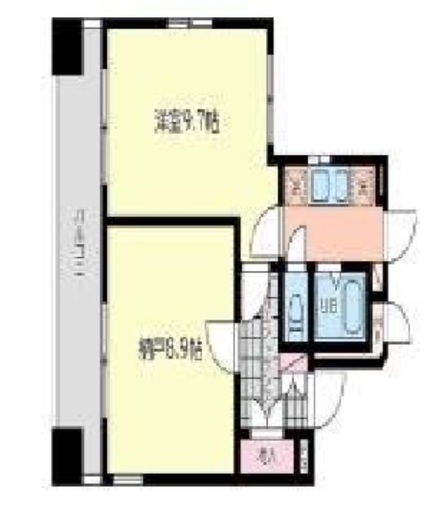 ワイズタワー 901 間取り図