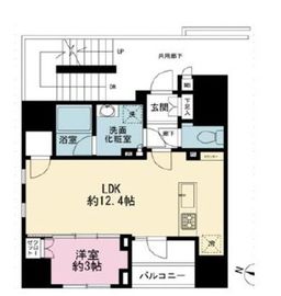 プレミスト渋谷宮益坂 9階 間取り図