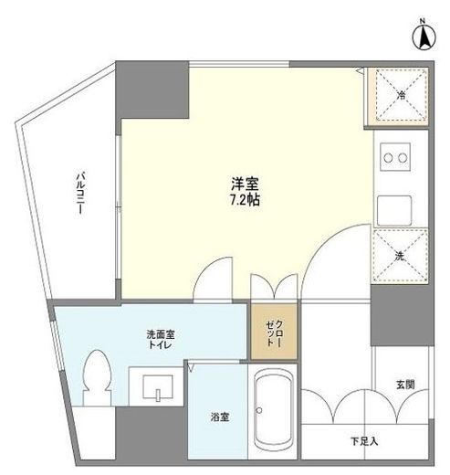 ベルファース東麻布 901 間取り図
