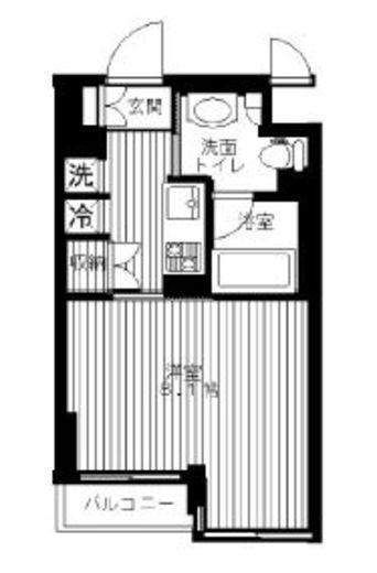 セリーズ門前仲町 305 間取り図
