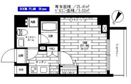 グランドコンシェルジュ日本橋水天宮 3階 間取り図