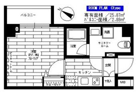 グランドコンシェルジュ日本橋水天宮 4階 間取り図