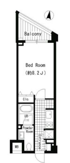 JMFレジデンス世田谷三宿 511 間取り図