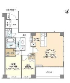 ブランズ大井仙台坂イーストヒル 3階 間取り図