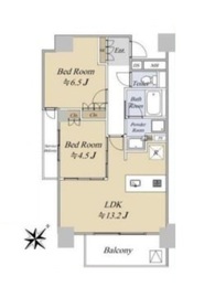 ユニーブル渋谷神南 3階 間取り図