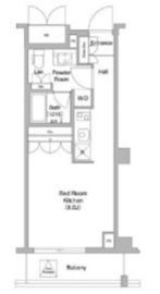 コンフォリア中野 206 間取り図