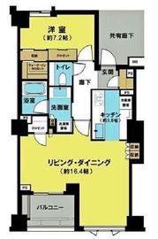 グランスイート広尾 4階 間取り図