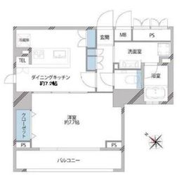 ステージグランデ新川 11階 間取り図