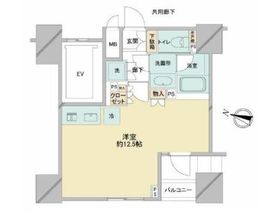 プレミスト渋谷宮益坂 6階 間取り図