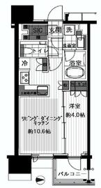 ブランズ東麻布 7階 間取り図