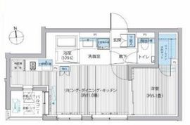 グランフェリシア西麻布 202 間取り図