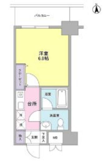 セレーノ品川 616 間取り図