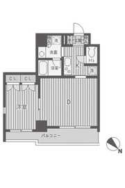 パークフラッツ渋谷代官山 201 間取り図