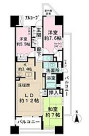 パークハウス清澄白河ステーションサイド 17階 間取り図