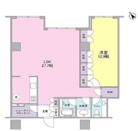 フォレストタウン参宮橋 504 間取り図