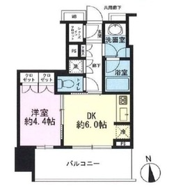 ブリリア秋葉原 4階 間取り図