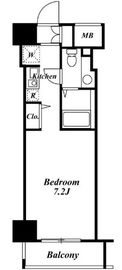 クレジデンス虎ノ門 303 間取り図